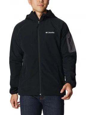 Columbia Tall Heights Hooded Softshell férfi softshell kabát fekete színben 1