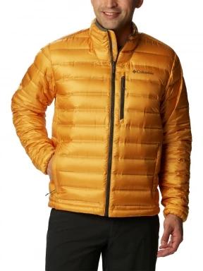 Columbia Pebble Peak Down Jacket férfi pehelykabát sárga színben 1