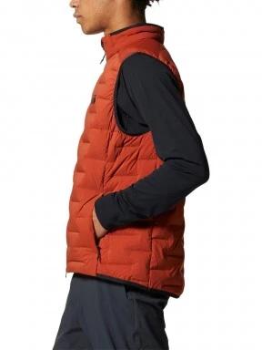 Mountain Hardwear Stretchdown Vest férfi mellény narancssárga színben 3