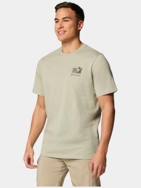 Columbia Explorers Canyon Back SS Tee férfi rövid ujjú póló zöld színben 3