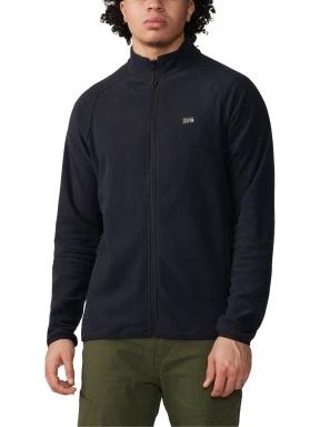 Mountain Hardwear Microchill Full Zip Jacket férfi polár pulóver fekete színben 1