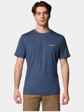 Columbia Kwick Hike Back Graphic SS Tee férfi rövid ujjú sport póló kék színben 1