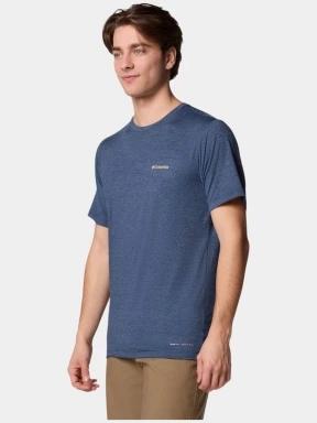 Columbia Kwick Hike Back Graphic SS Tee férfi rövid ujjú sport póló kék színben 3