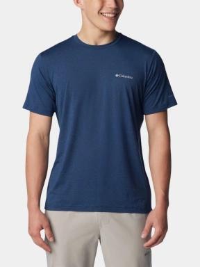 Columbia Tech Trail Crew Neck II férfi rövid ujjú sport póló kék színben 1
