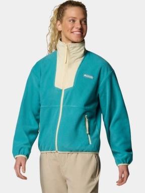 Columbia Sequoia Grove Full Zip Fleece női polár pulóver zöld színben 3
