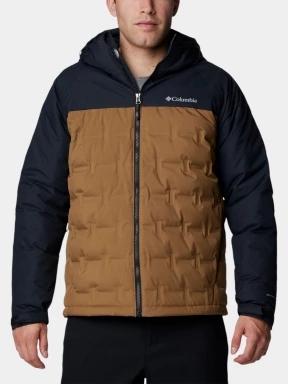 Columbia Grand Trek III Down Hooded Jacket férfi pehelykabát barna színben 1