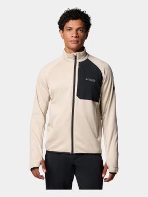 Columbia Triple Canyon Grid Fleece FZ II férfi polár pulóver homok színben 1
