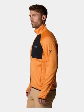 Columbia Triple Canyon Grid Fleece FZ II férfi polár pulóver narancssárga színben 3