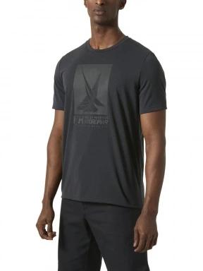 Helly Hansen Hp Race Graphic T-Shirt férfi rövid ujjú póló fekete színben 1