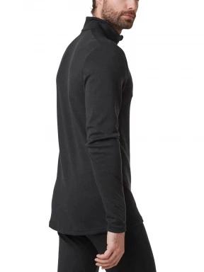 Helly Hansen Lifa Merino Midweight 1/2 Zip férfi aláöltöző felső fekete színben 3
