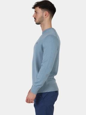 Timberland Cotton YD Sweater férfi pulóver kék színben 3