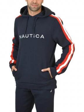 Nautica Teton OH Hoody férfi kapucnis pulóver sötétkék színben 1