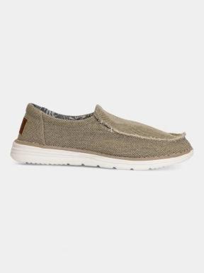 Nautica KALIK CVS PAPYRUS férfi slip-on cipő homok színben 3