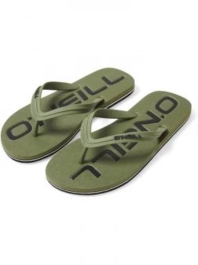 O'Neill Profile Logo Sandals férfi flip flop papucs oliva színben 1