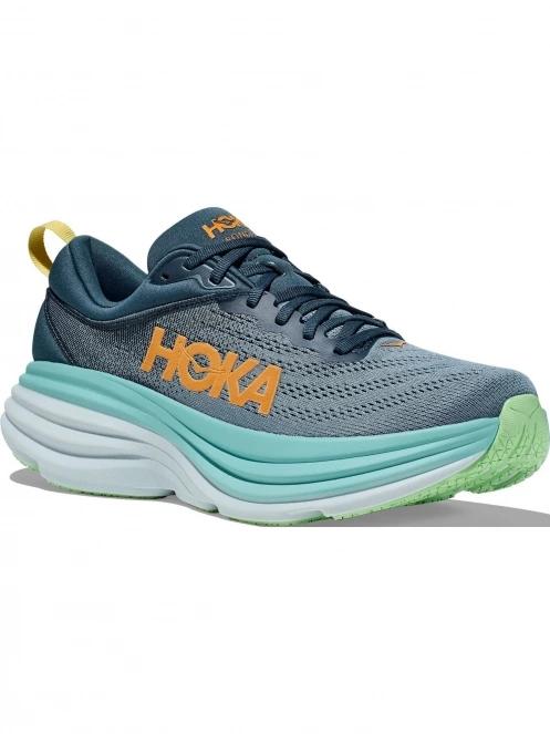 Hoka Bondi 8 Wide férfi aszfalt futócipő sötétkék színben 2