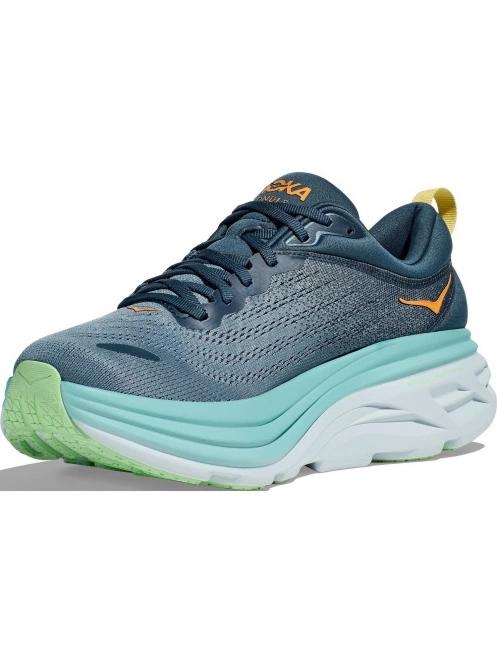 Hoka Bondi 8 Wide férfi aszfalt futócipő sötétkék színben 5
