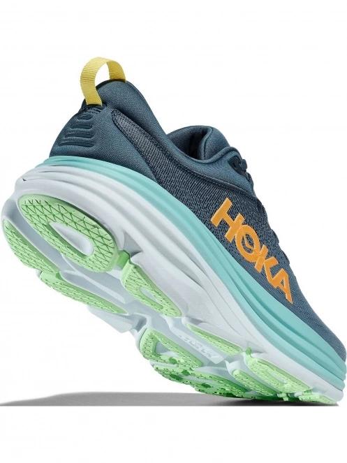 Hoka Bondi 8 Wide férfi aszfalt futócipő sötétkék színben 6