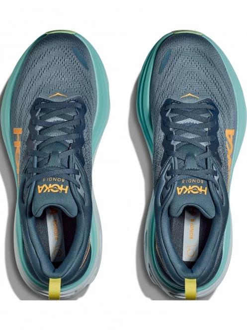 Hoka Bondi 8 Wide férfi aszfalt futócipő sötétkék színben 7