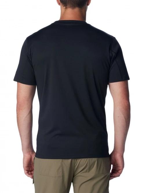 Columbia Zero Rules Short Sleeve Graphic Shirt férfi rövid ujjú sport póló fekete színben 4
