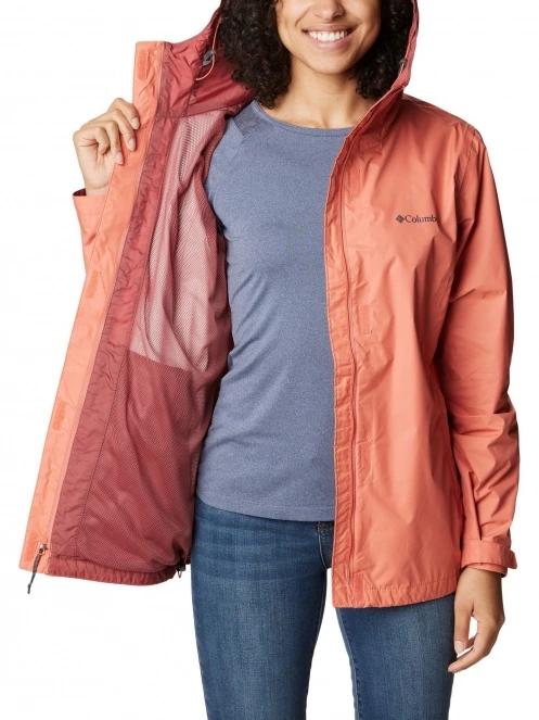 Columbia Arcadia II Jacket női esőkabát rózsaszín színben 6