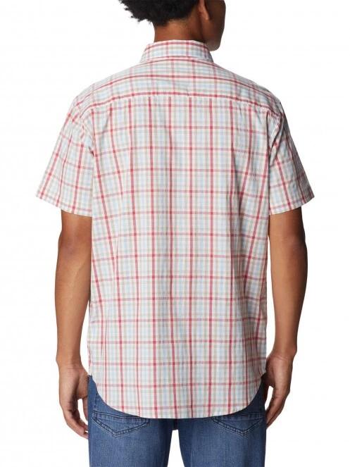 Columbia Rapid Rivers II Short Sleeve Shirt férfi rövid ujjú ing piros színben 4