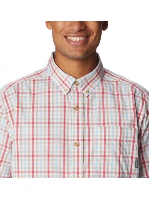 Columbia Rapid Rivers II Short Sleeve Shirt férfi rövid ujjú ing piros színben 5