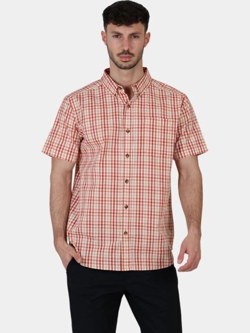 Columbia Rapid Rivers II Short Sleeve Shirt férfi rövid ujjú ing piros színben 2