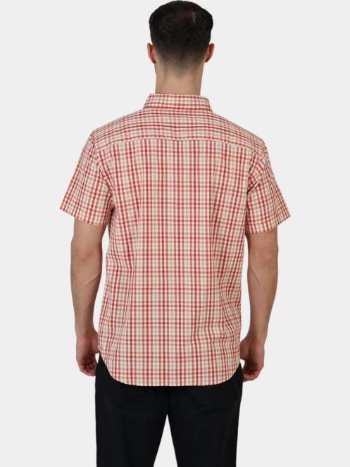 Columbia Rapid Rivers II Short Sleeve Shirt férfi rövid ujjú ing piros színben 4