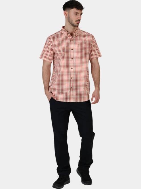 Columbia Rapid Rivers II Short Sleeve Shirt férfi rövid ujjú ing piros színben 6
