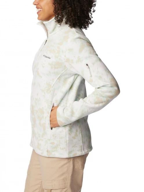 Columbia Fast Trek Printed Jacket női polár pulóver fehér színben 3