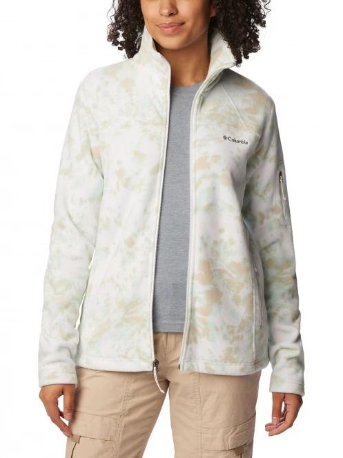Columbia Fast Trek Printed Jacket női polár pulóver fehér színben 5