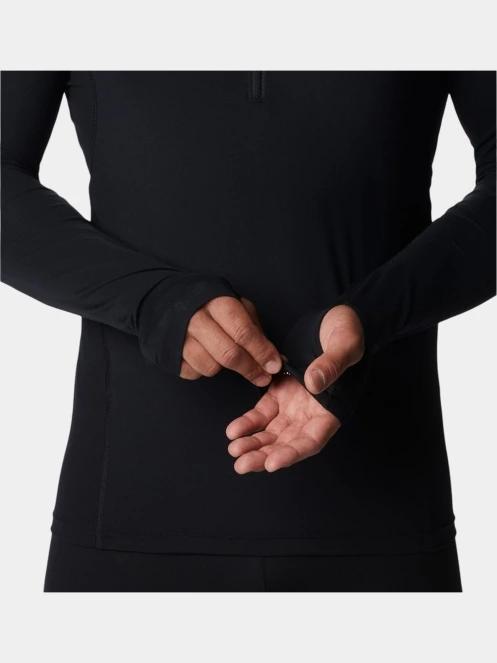 Columbia Midweight Stretch Long Sleeve Half Zip férfi aláöltöző felső fekete színben 6