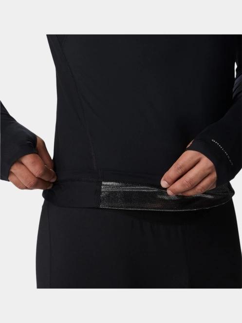 Columbia Midweight Stretch Long Sleeve Half Zip férfi aláöltöző felső fekete színben 7