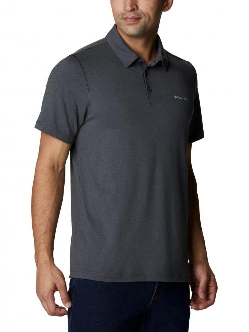 Columbia Tech Trail Polo férfi galléros póló szürke színben 5