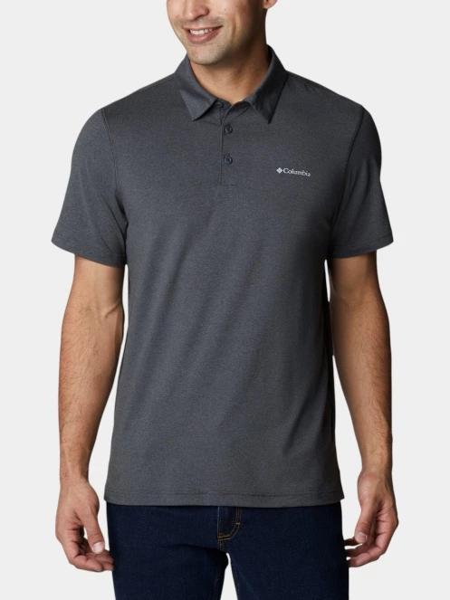 Columbia Tech Trail Polo férfi galléros póló szürke színben 2