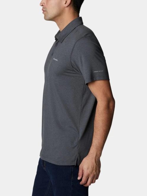 Columbia Tech Trail Polo férfi galléros póló szürke színben 3