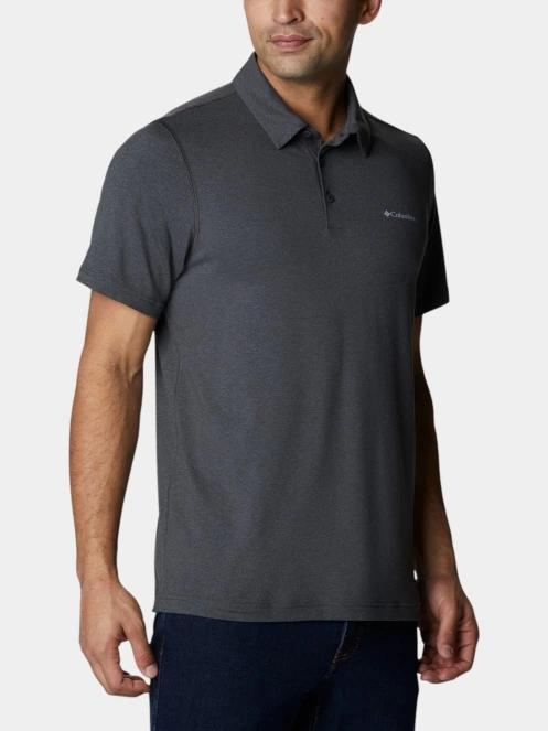 Columbia Tech Trail Polo férfi galléros póló szürke színben 5