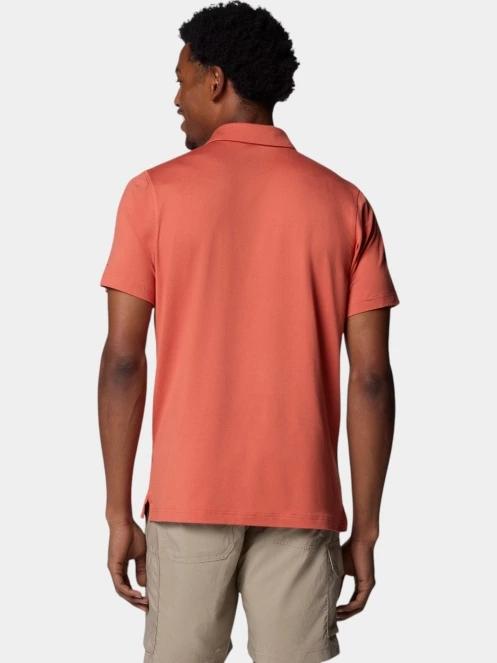 Columbia Tech Trail Polo férfi galléros póló piros színben 4