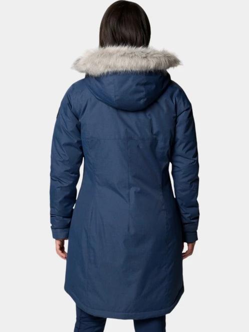Columbia Suttle Mountain Long Insulated Jacket női télikabát kék színben 4