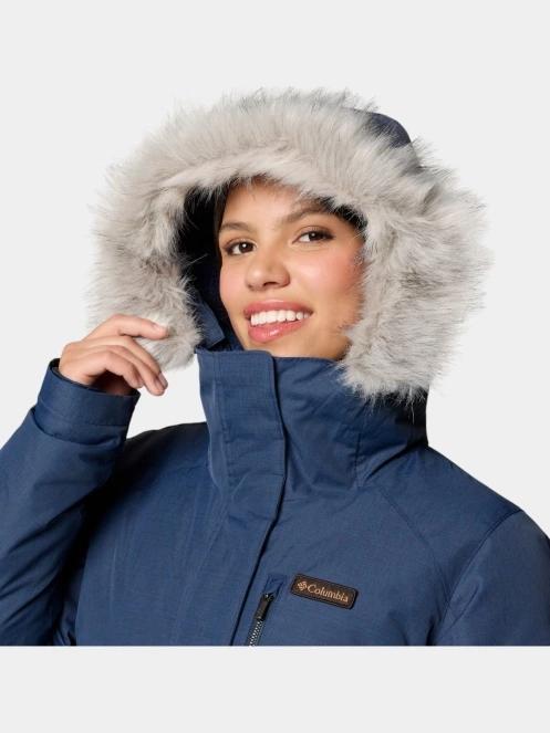 Columbia Suttle Mountain Long Insulated Jacket női télikabát kék színben 6