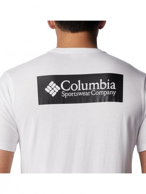 Columbia North Cascades Short Sleeve Tee férfi rövid ujjú póló fehér színben 6
