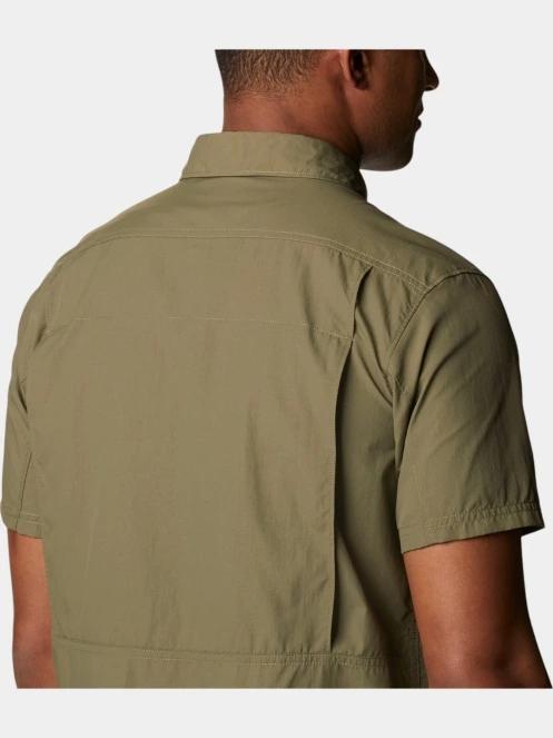 Columbia Silver Ridge 2.0 Short Sleeve Shirt férfi rövid ujjú túraing zöld színben 6