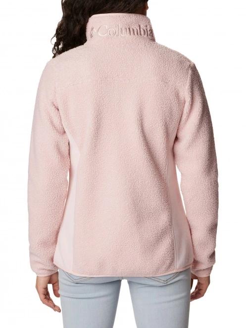 Columbia Panorama Full Zip női polár pulóver rózsaszín színben 4