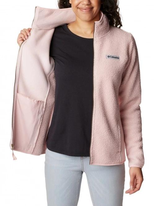 Columbia Panorama Full Zip női polár pulóver rózsaszín színben 6