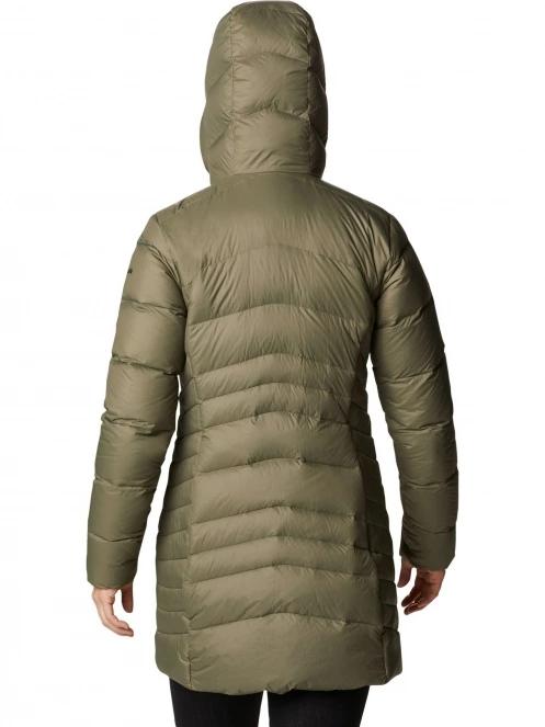Columbia Autumn Park Down Mid Jacket női utcai kabát zöld színben 4
