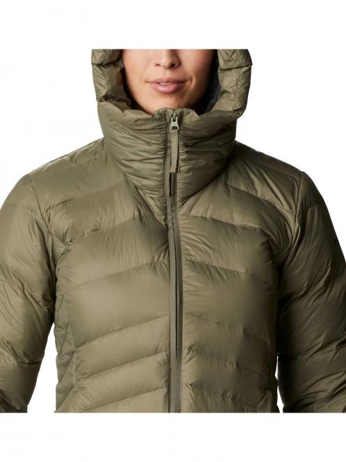 Columbia Autumn Park Down Mid Jacket női utcai kabát zöld színben 6