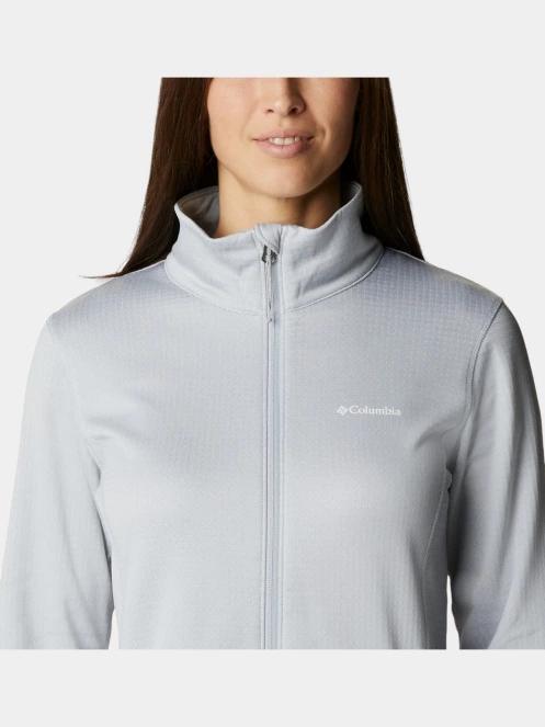 Columbia W Park View Grid Fleece Full Zip női polár pulóver szürke színben 8