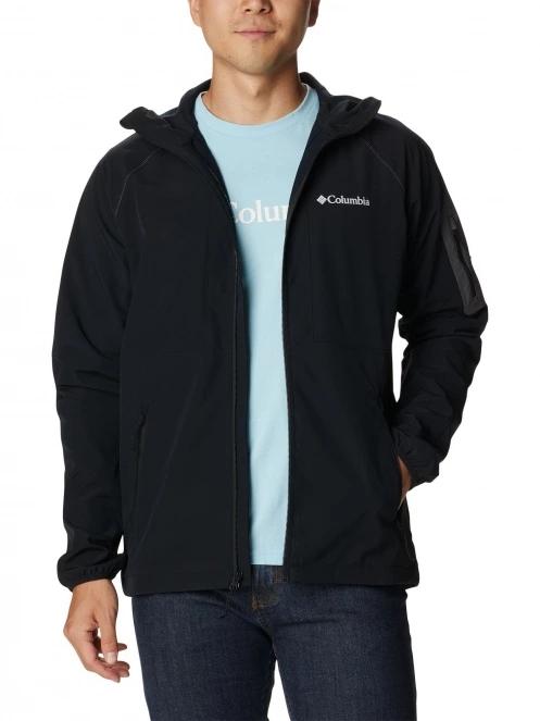 Columbia Tall Heights Hooded Softshell férfi softshell kabát fekete színben 5