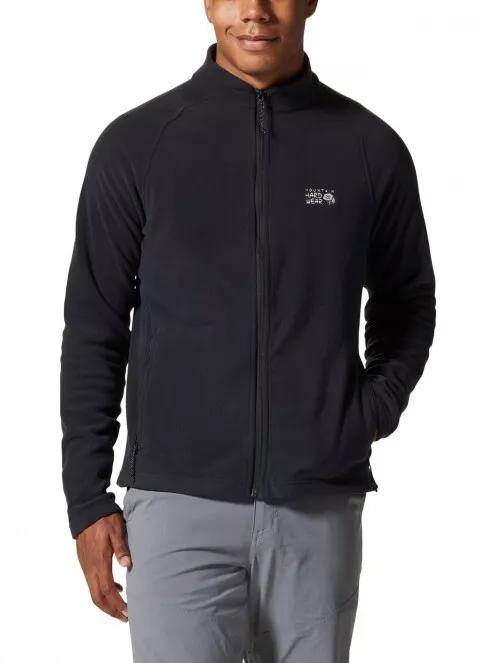 Mountain Hardwear Polartec Microfleece Full Zip férfi polár pulóver fekete színben 2