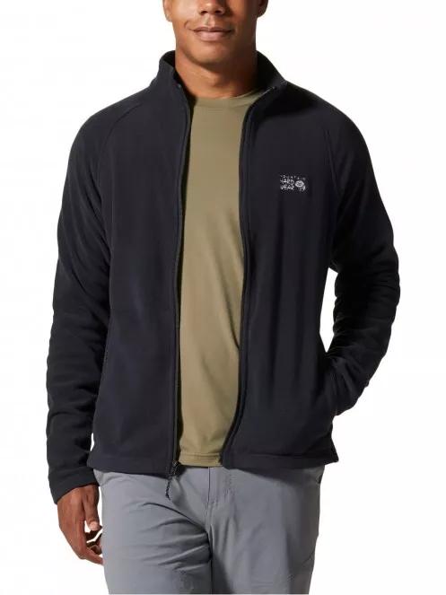 Mountain Hardwear Polartec Microfleece Full Zip férfi polár pulóver fekete színben 4